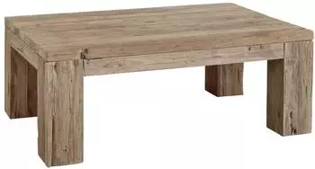 Massivmoebel24 Bassano 105 Couchtisch Teak natur 120x80x45cm (54-200-711-0005)
