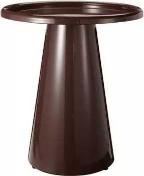 Koopman Beistelltisch Metall, dunkelbraun, &Oslash;43x48,5cm