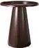 Koopman Beistelltisch Metall, dunkelbraun, Ø43x48,5cm