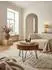 KADIMA DESIGN Couchtisch rund, Sheesham Massivholz mit Metallgestell, 60x44,5x60cm, mit Schublade