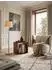 KADIMA DESIGN Mumbai Beistelltisch Cube-Regal Massivholz, dunkelbraun (43x43x33cm)