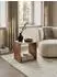 KADIMA DESIGN Mumbai Beistelltisch Cube-Regal, Akazie Massivholz, 33x43x43cm