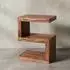KADIMA DESIGN Mumbai Beistelltisch Massivholz (Sheesham), dunkelbraun, 30x44x60cm