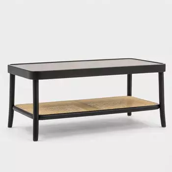Amazing Home Design Thomas Couchtisch rechteckig, Holz, schwarz (30497-37278)