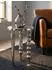 KADIMA DESIGN Beistelltisch Aluminium rund, Dreibein, silber, 44x44x63cm