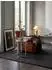 KADIMA DESIGN Beistelltisch Aluminium rund, Dreibein, silber, 44x44x63cm