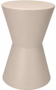 Home & styling collection TOME Beistelltisch rund, &Oslash; 29x45cm, cremefarben, Metall (104709)