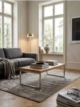 KADIMA DESIGN Couchtisch GUNA Akazie Massivholz, 120x60x40cm