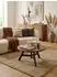 KADIMA DESIGN Couchtisch rund, Sheesham Massivholz/Metall, 60x60x35cm