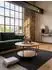 KADIMA DESIGN Couchtisch rund, Akazie Massivholz / Metall, mit Ablage, 60x34,5x60cm