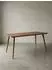 KADIMA DESIGN REPA Esstisch Sheesham Massivholz, rustikal, 160x80x76cm