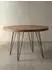 KADIMA DESIGN BAGLI runder Esstisch, Sheesham Massivholz, braun, Ø120x78cm