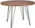 KADIMA DESIGN BAGLI runder Esstisch, Sheesham Massivholz, braun, Ø120x78cm