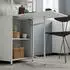 VICCO Savio Wandklapptisch mit Ablageflächen, weiß, 30-100x57cm (56377)