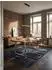KADIMA DESIGN Esstisch Akazie Massivholz Baumkante Trapezgestell Chrom 120x60x76cm