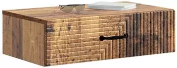 vidaXL Wandmontierter Beistelltisch Altholz 59x34,5x17cm (898663)