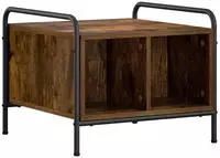 vidaXL Couchtisch R&auml;uchereiche 50 x 49 x 41 cm Holzwerkstoff