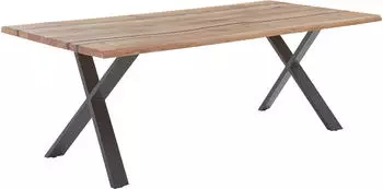 Niehoff Epoxy-TS Esstisch Charakter-Eiche massiv mit Epoxidharzf&uuml;llung 220x100x76cm (Epoxy-TS)