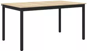vidaXL Esstisch 150x90x75cm Holzwerkstoff Sonoma-Eiche