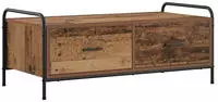 vidaXL Couchtisch Altholz 99,5 x 49 x 41 cm Holzwerkstoff