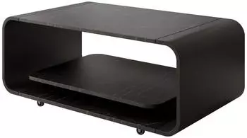 Mirjan24 Elio Couchtisch schwarz/anthrazit, Holzwerkstoff, 50x41x100cm