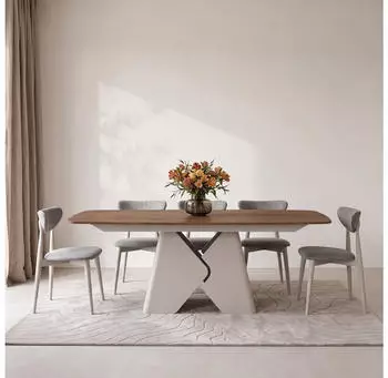 WFL GROUP Vanta ausziehbarer Esstisch 200&ndash;290x90cm, Metallgestell, Kaschmir Grau (800001913870)