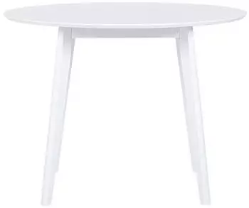 Beliani ROXBY runder Esstisch, wei&szlig;, ⌀100cm (239262)