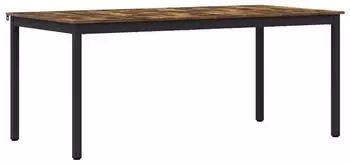 vidaXL Esstisch rechteckig Holzwerkstoff 180x90x75cm (3415380)
