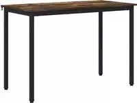 vidaXL Esstische 110 x 55 x 75 cm Holzwerkstoff R&auml;uchereiche