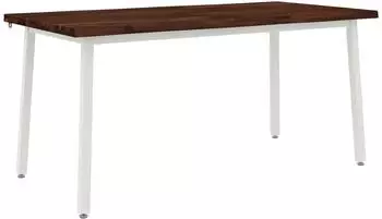 vidaXL Live Edge Esstisch Massivholz Akazie 160x80x75cm