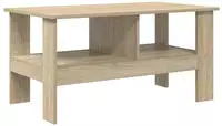 vidaXL Couchtisch Sonoma-Eiche 90 x 50 x 45 cm Holzwerkstoff