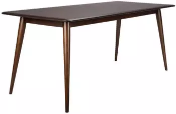 Dutchbone Elroy Esstisch Gummibaumholz walnussbraun, 180x80x75cm
