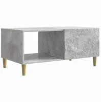 vidaXL Couchtisch Betongrau 90 x 50 x 40 cm Holzwerkstoff