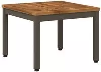 vidaXL Couchtisch NAARDEN Natur und Kaffee 49 x 48,5 x 36 cm