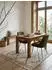 KADIMA DESIGN Mumbai Esstisch Massivholz Sheesham, rechteckig, dunkelbraun, 60x120x76cm