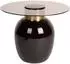 MAISON EN VOGUE Mohra Beistelltisch Glas/Metall beige/schwarz (2300395)