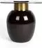 MAISON EN VOGUE Mohra Beistelltisch Glas/Metall beige/schwarz (2300395)