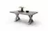Marks & Spencer Alabria Couchtisch grau, Akazienholz & Chromstahl, 70x45cm