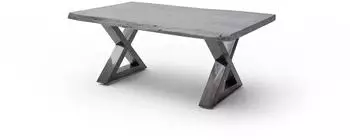 Robas Lund Alabria Couchtisch grau, 70x45cm