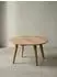 KADIMA DESIGN BOHA Couchtisch Akazien-Massivholz, rund Ø75x40cm, Landhausstil
