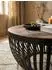 KADIMA DESIGN Couchtisch Massivholz/Metall, dunkelbraun, Industrial, 70x33x70cm