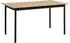 Selsey Mogest Esstisch 140x85cm Metallbeine Eichenoptik
