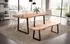 Wohnling Esstisch Akazie Massivholz Baumkante 180x90x76cm (WL7.244)