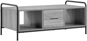 vidaXL Couchtisch Sonoma-grau 99,5x49x41cm Holzwerkstoff