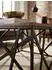 KADIMA DESIGN BAKAL Couchtisch Sheesham Massivholz/Metall, quadratisch, 60x35x60cm