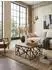 KADIMA DESIGN BAKAL Couchtisch Sheesham Massivholz/Metall, quadratisch, 60x35x60cm