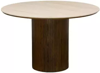 Atmosphera Auren runder Esstisch, Sinterstein, &Oslash;120cm, beige