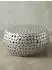 KADIMA DESIGN Couchtisch rund, Aluminium, silber, 66x66x32cm