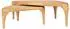Zuiver Isla Couchtisch 2er-Set, Eichenfurnier, natur