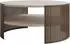 Mirjan24 Fikoli Couchtisch rund, Travertin/braun, Ø75cm, Stahl (800002107648)